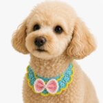 Blue Pearl Crochet cat & puppy bandana