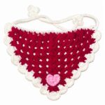 Red Heart crochet bandana - Image 2