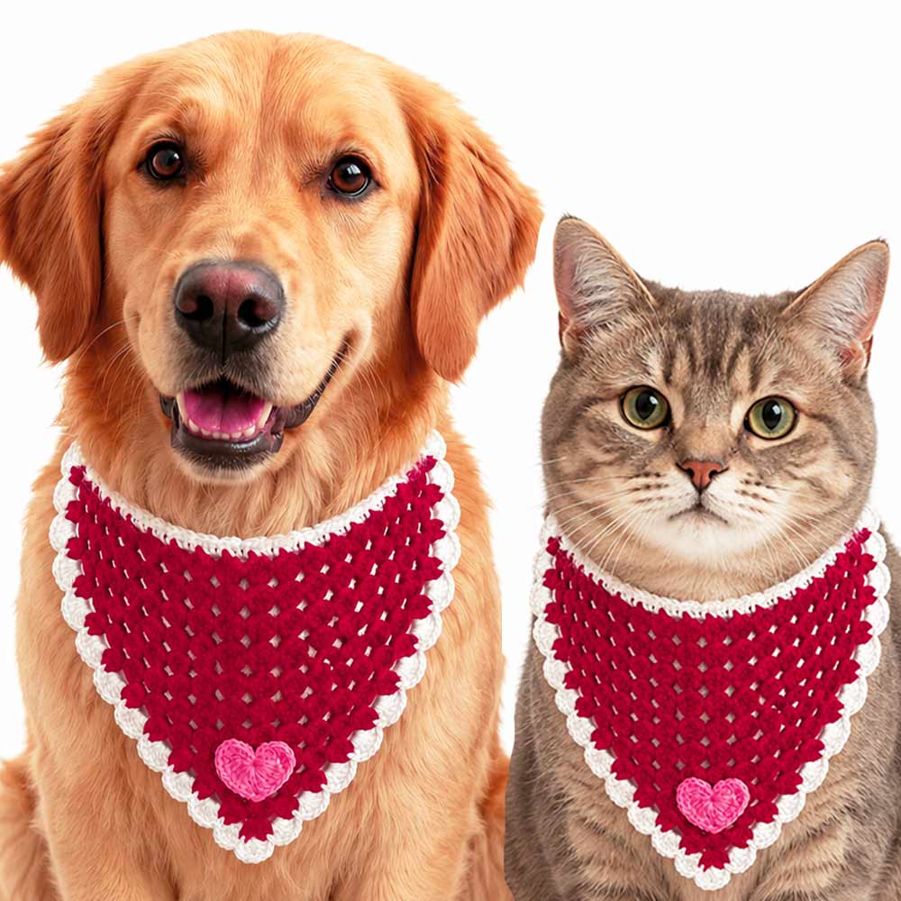 red-heart-crochet-bandana-5 Red Heart crochet bandana - Image 1