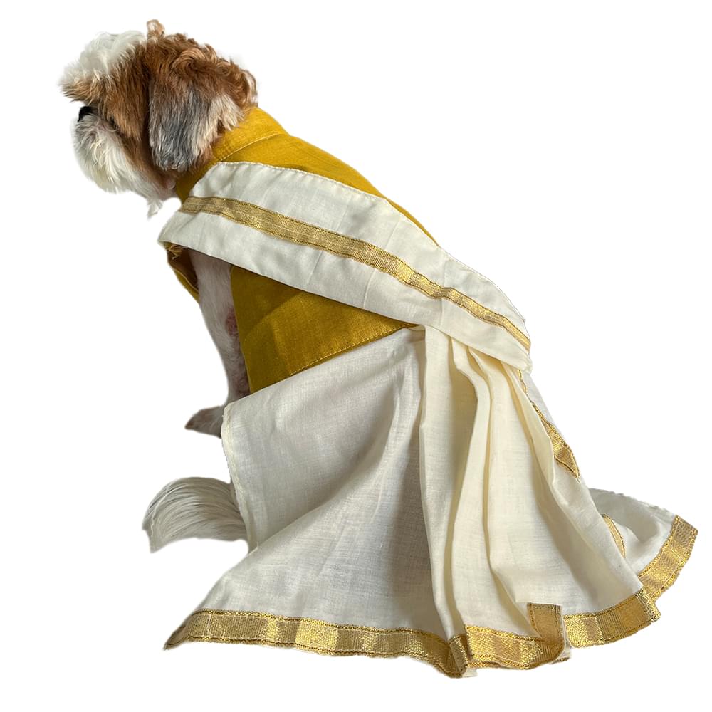 Dhoti Kurta Set & Green Silk Kurta- Combo of 2 - Image 3