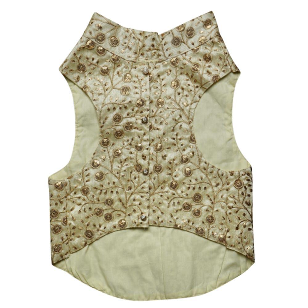 Navi Blue & Ivory sherwani for dogs- Combo of 2 - Image 7