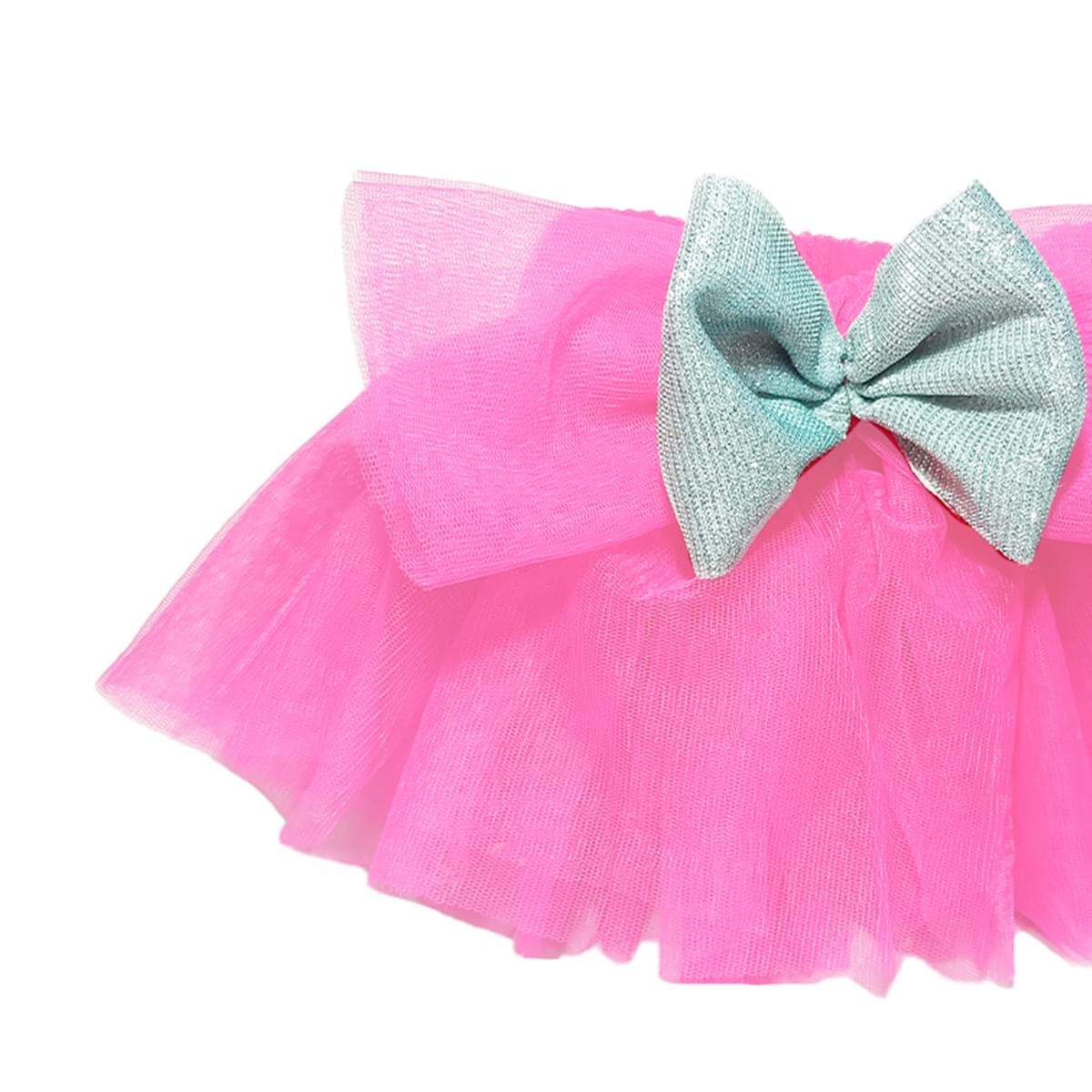 Pet Tutu Net Pink Skirt - Image 3