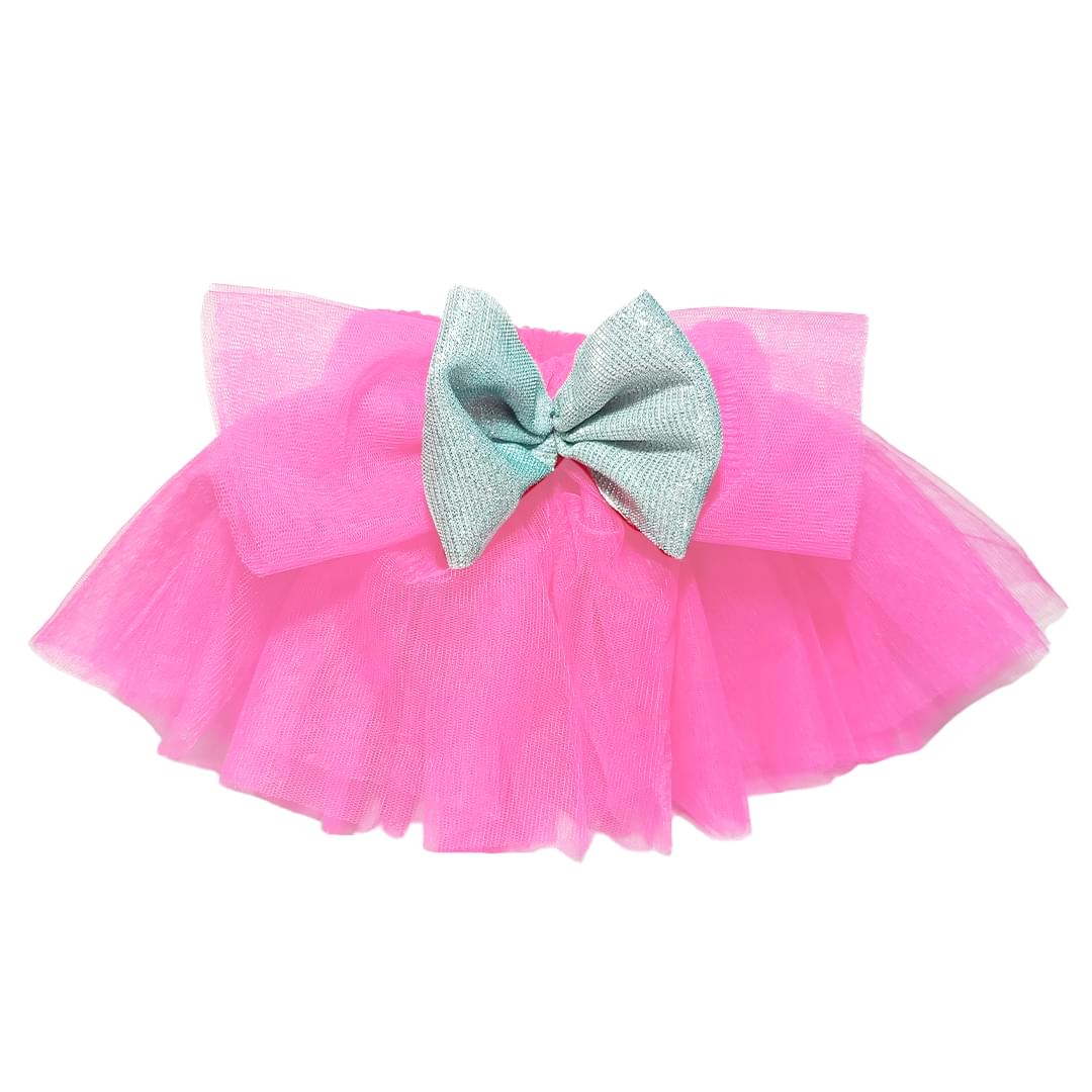 Pet Tutu Net Pink Skirt - Image 2