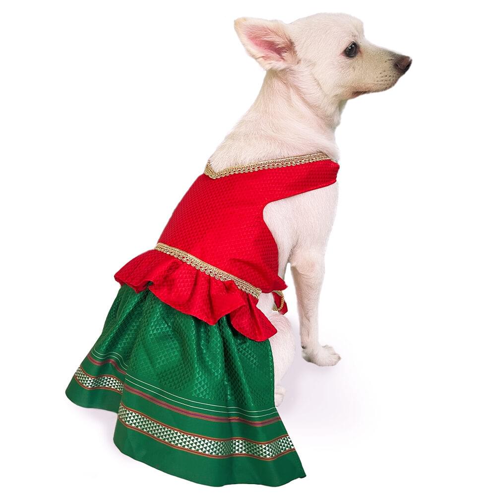 Red Green Combination Parkar Polka - Image 1