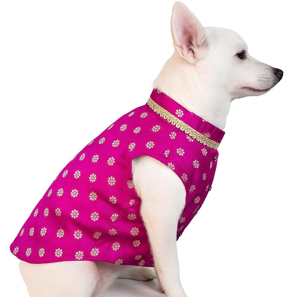 Pink Silk Kurta & Yellow Silk Kurta- Combo of 2 - Image 3