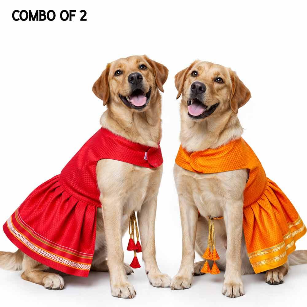 Yellow Parkar Polka & Red Parkar Polka - Image 1